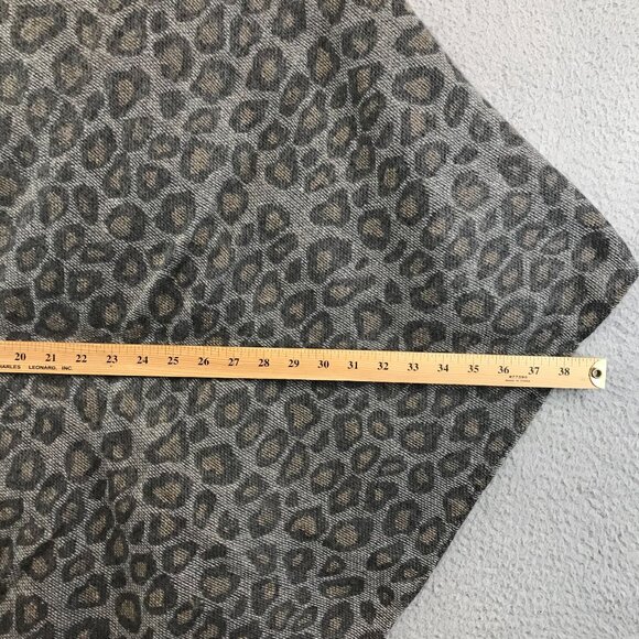 New Woolrich Cozy Blanket Wrap sweater animal print one size - Picture 7 of 10